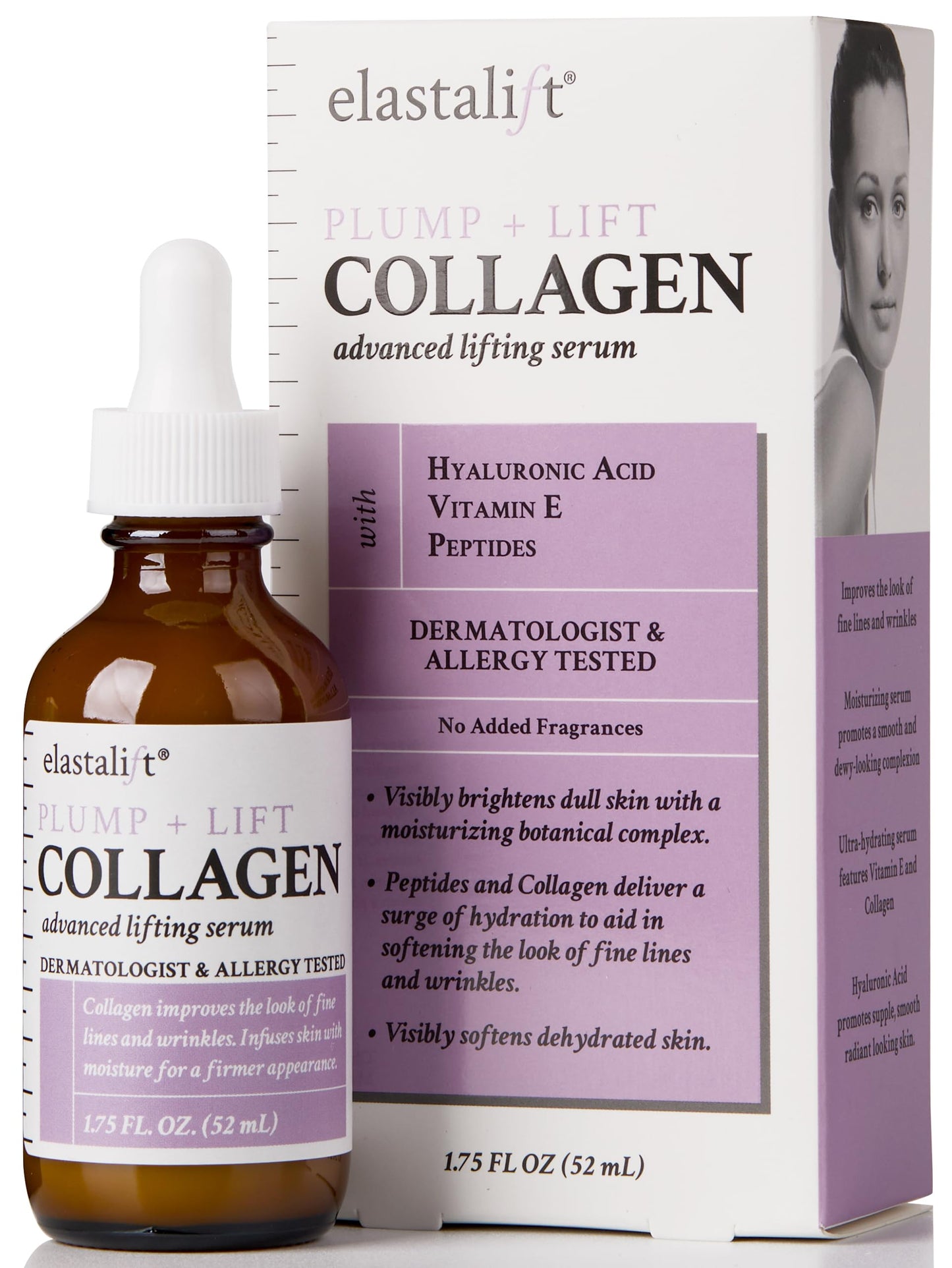 Elastalift Collagen Serum For Face | Collagen Face Serum For Skin Tightening Helps Lift, Plump, & Firm Sagging Skin | Serums For Skin Care | Anti