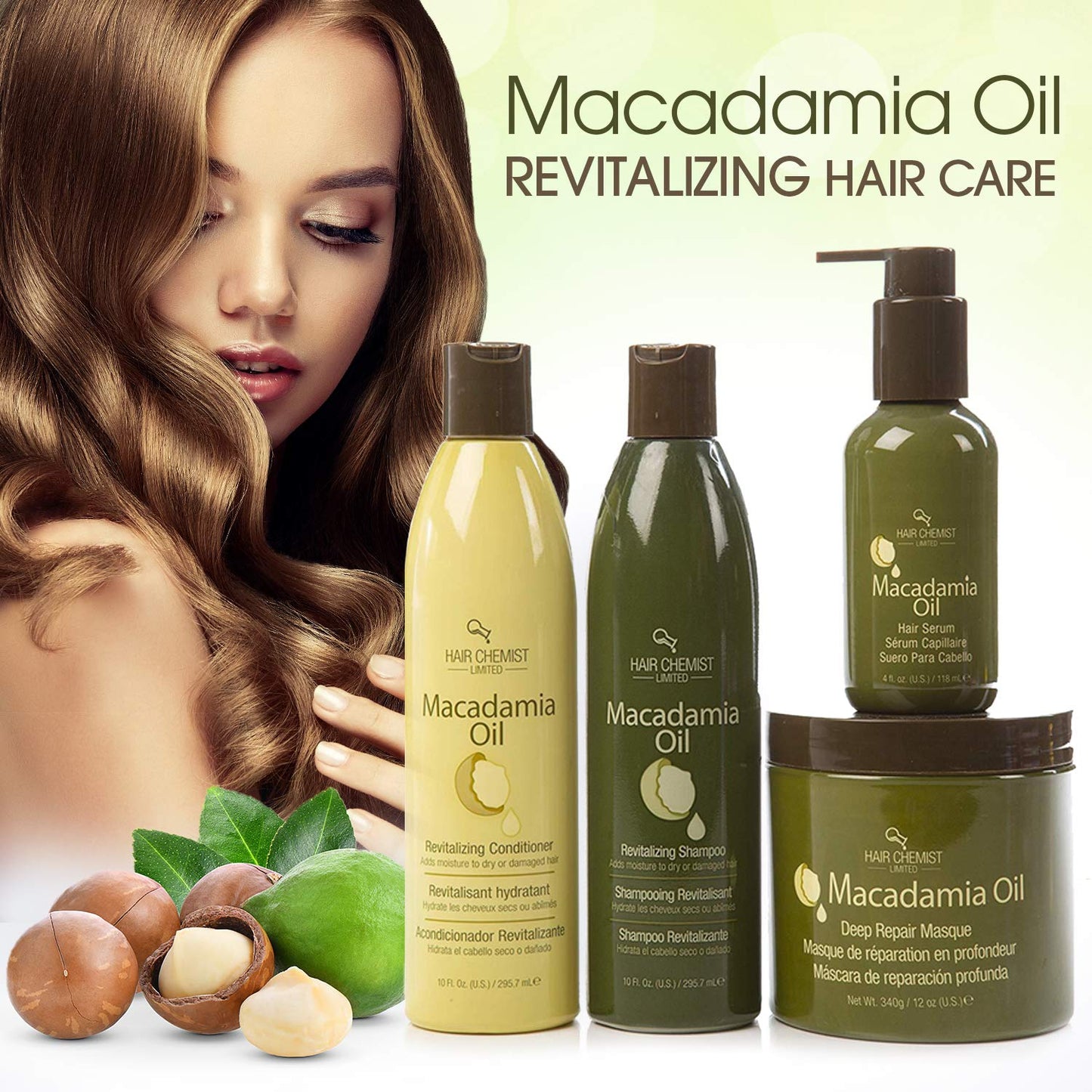 Hair Chemist Macadamia Oil Hair Serum, 4 Ounce