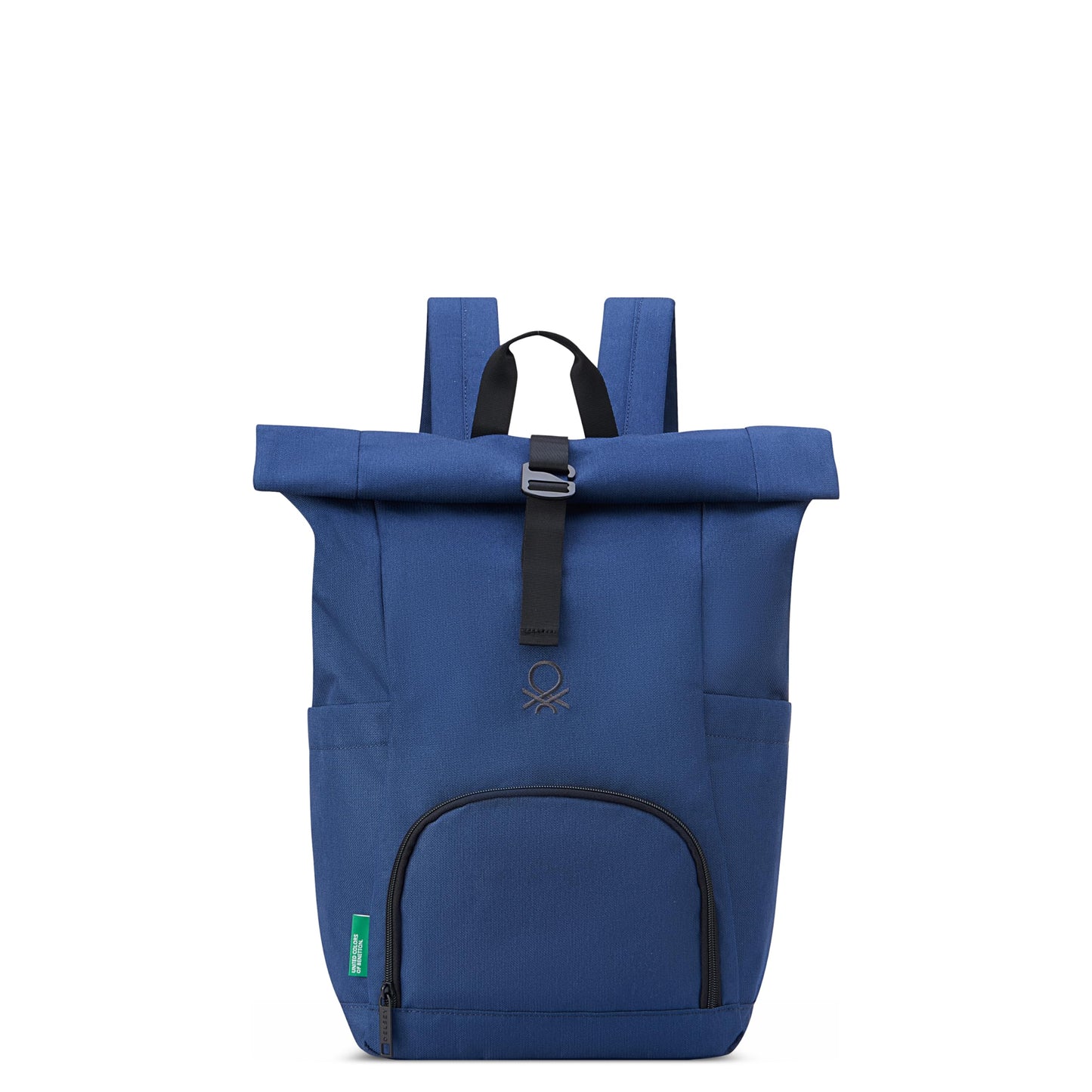 United Colors of Benetton Be Rolltop Laptop Backpack, Faded Denim