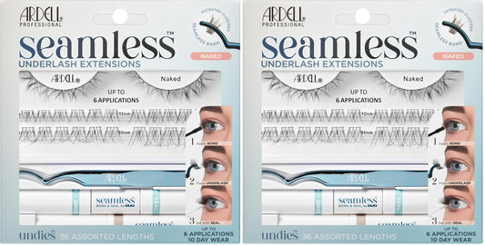 Ardell Seamless Underlash Lash Extension Kit - DIY Lash Clusters, Faux Mink L Curl Individual Lashes, Eyelash Extension for Natural Look Lash Kit, 32 Beauty and Personal Care Ardell Default Title