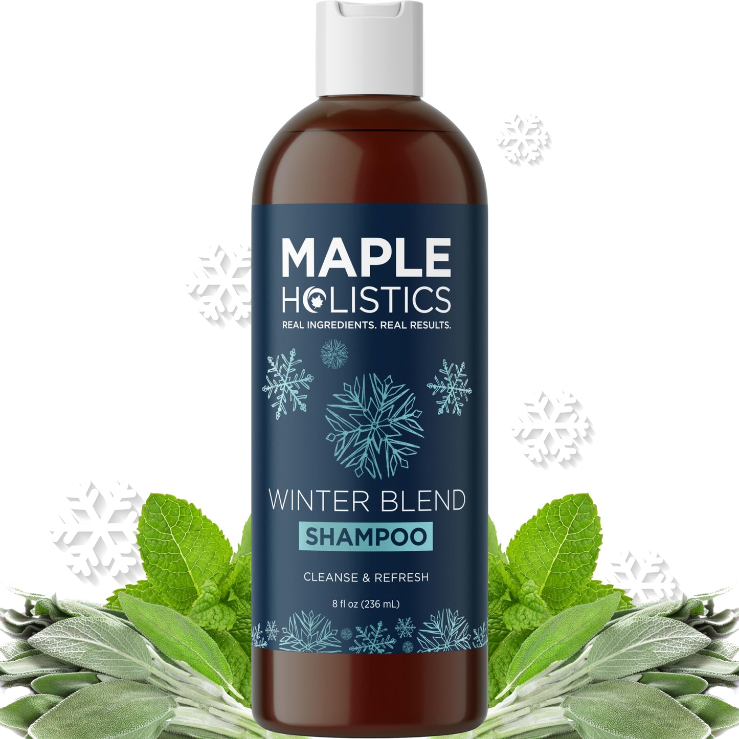 Sulfate Free Hard Water Shampoo - Deep Clarifying Shampoo for Build Up of Product and Minerals with Five Cleansing Mint Essential Oils