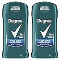 Degree Men Original Antiperspirant Deodorant Cool Rush Twin Pack 48-Hour Sweat & Odor Protection Antiperspirant For Men 2.7 oz
