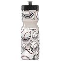 50 Strong 22oz Kids Sports Squeeze Water Bottle - BPA-Free with Pull Top Cap - Durable & Reusable for School, Boys & Girls - Made in USA - Baseball