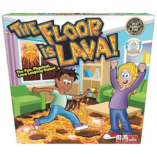 The Original The Floor is Lava! Game by Endless Games - Interactive Game For Kids And Adults - Promotes Physical Activity - Indoor And Outdoor Safe