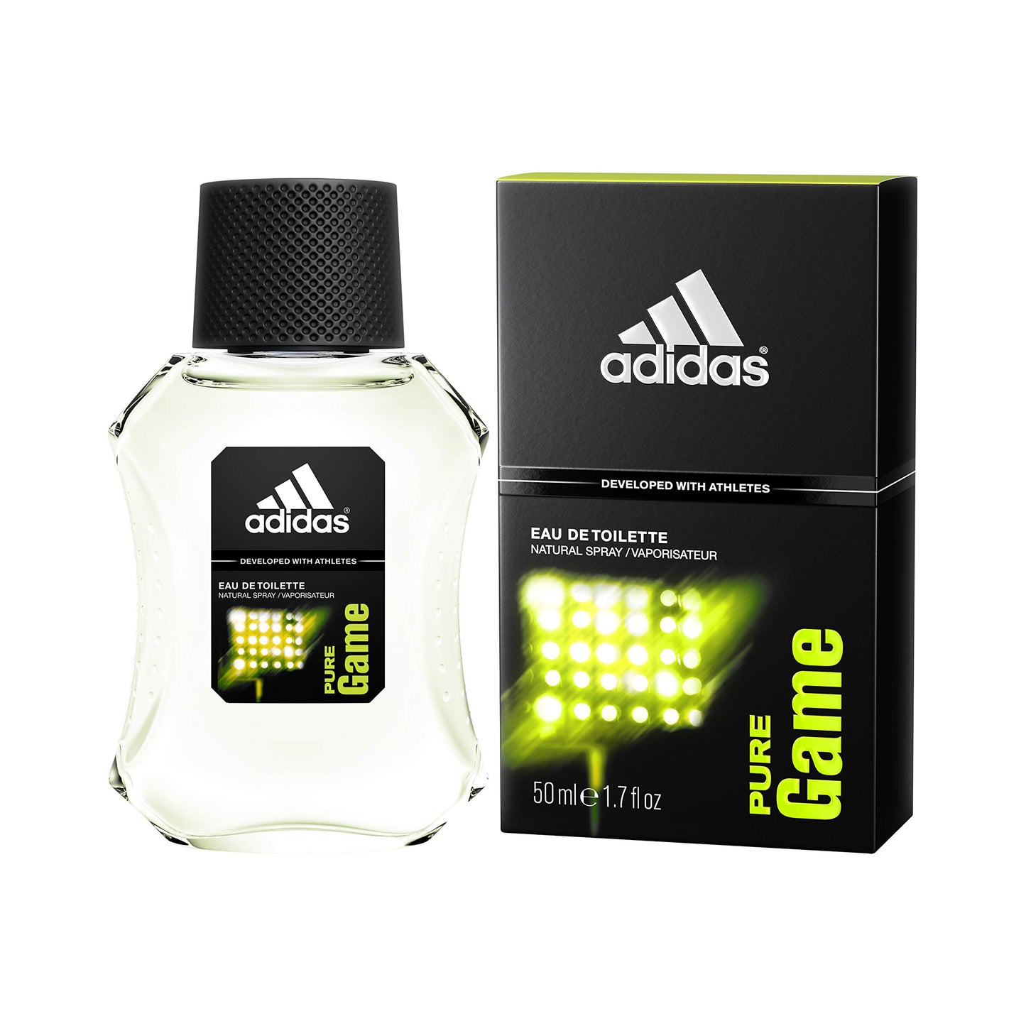 Adidas Adidas Pure Game Men Eau de Toilette Spray 3.4 Ounce/100 Milliliter