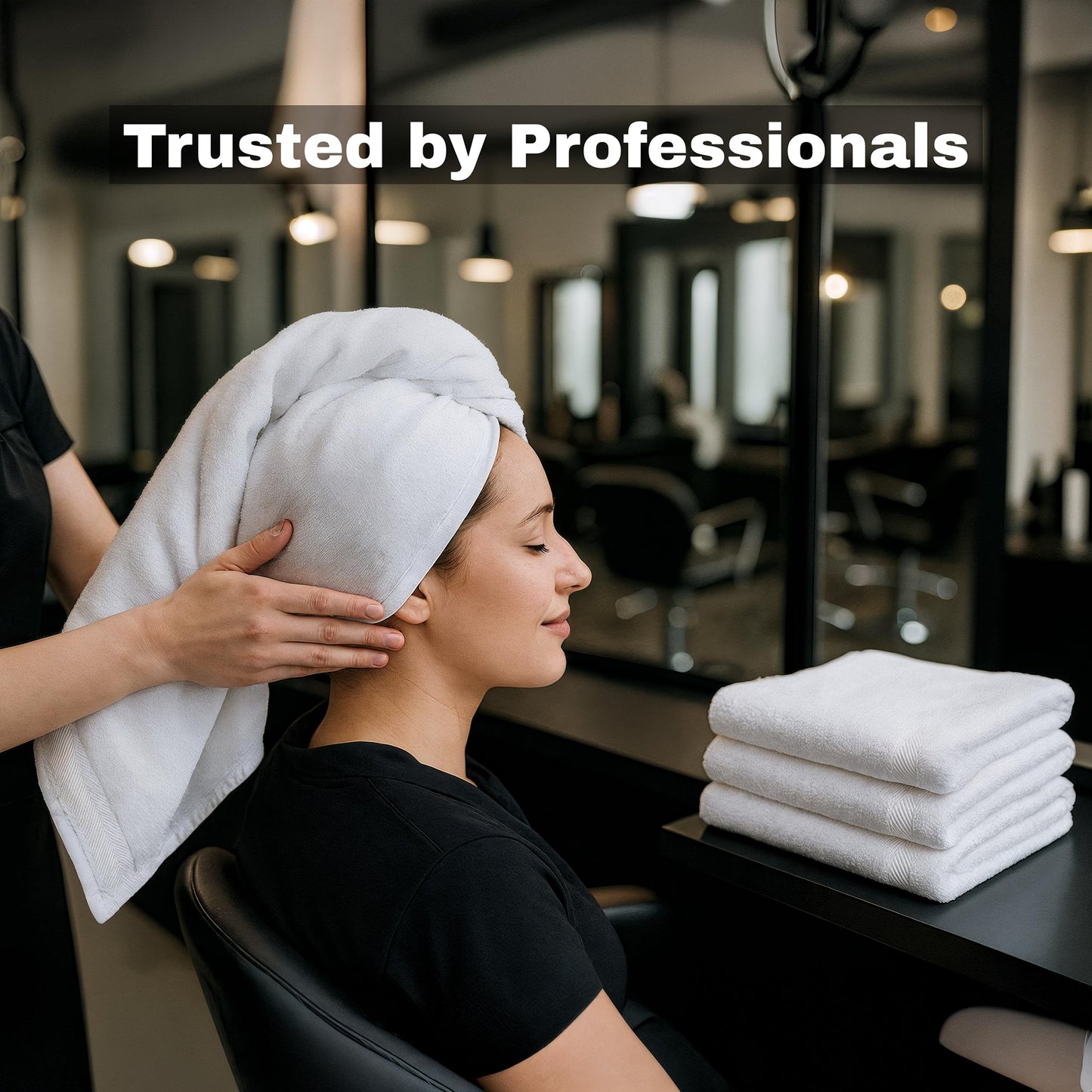 JMR Bulk-Friendly Essentials - Practical Cotton Towels - Economical 22" by 44" Multi-Purpose Towel - Absorbent, Quick-Drying, Soft, Lightweight…