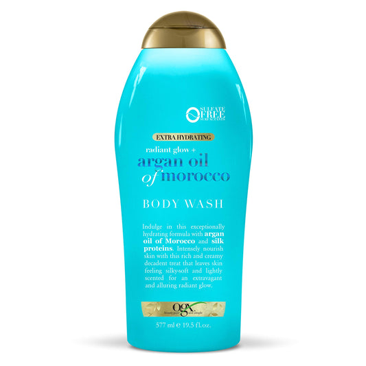 Ogx Body Wash Argan Oil Of Morocco 19.5 Ounce (577ml) (3 Pack)