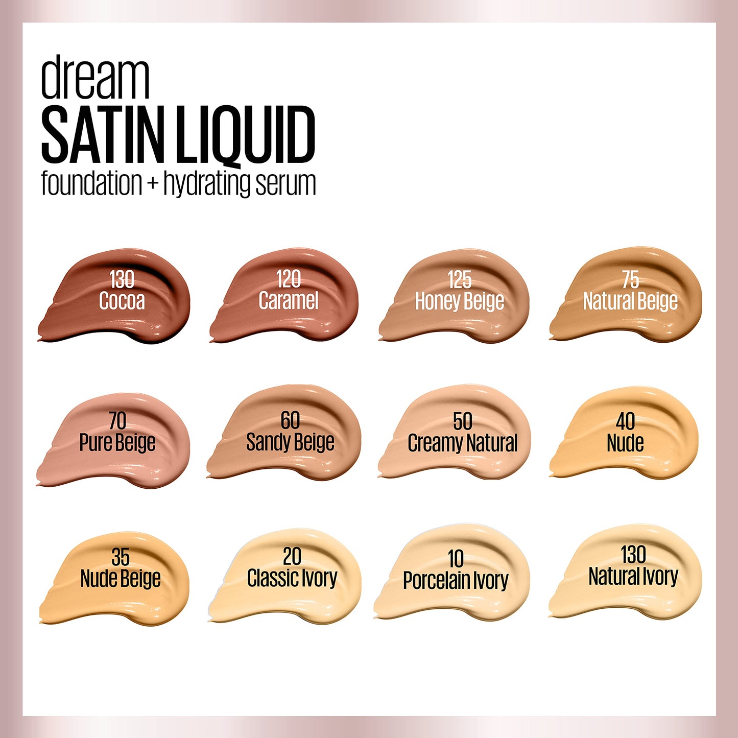 Maybelline New York Dream Satin Liquid Foundation (Dream Liquid Mousse Foundation), Nude, 1 fl. oz.