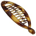 Camila Paris CP2192 French Extra Small Banana Clip Hair Comb for Fine Hair, Classic Banana Clips Hair for Thin Hair Ponytail Holder Interlocking