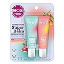 eos 24H Moisture Super Balm- Watermelon Frosé & Mango Melonade, Lip Mask, Day or Night Lip Treatment, Made for Sensitive Skin, 0.35 fl oz, 2-Pack