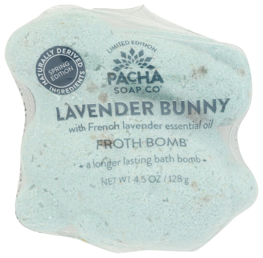 Pacha Soap Bunny Froth Bomb, 4.5 OZ Beauty and Personal Care Pacha Soap Co