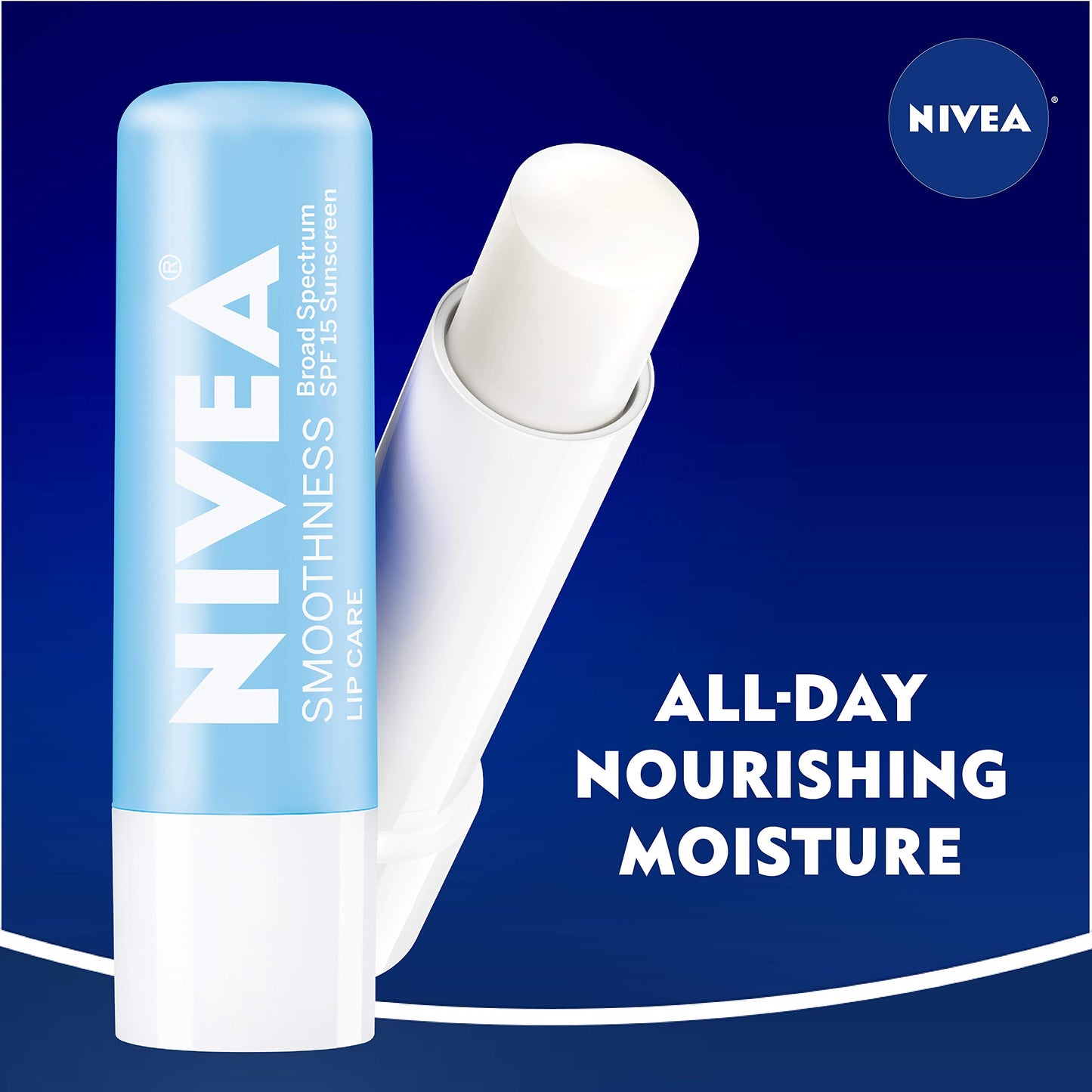 Nivea A Kiss of Smoothness Hydrating Lip Care SPF 15-0.17 oz