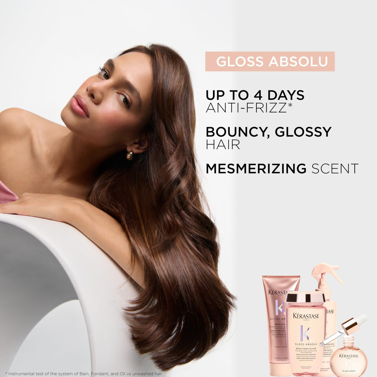 Kerastase Gloss Absolu High-Shine Anti-Frizz Conditioner - Deeply Hydrates & Detangles, Instantly Softens, For Glossy & Bouncy Hair, 8.45 Fl Oz Beauty and Personal Care KÉRASTASE
