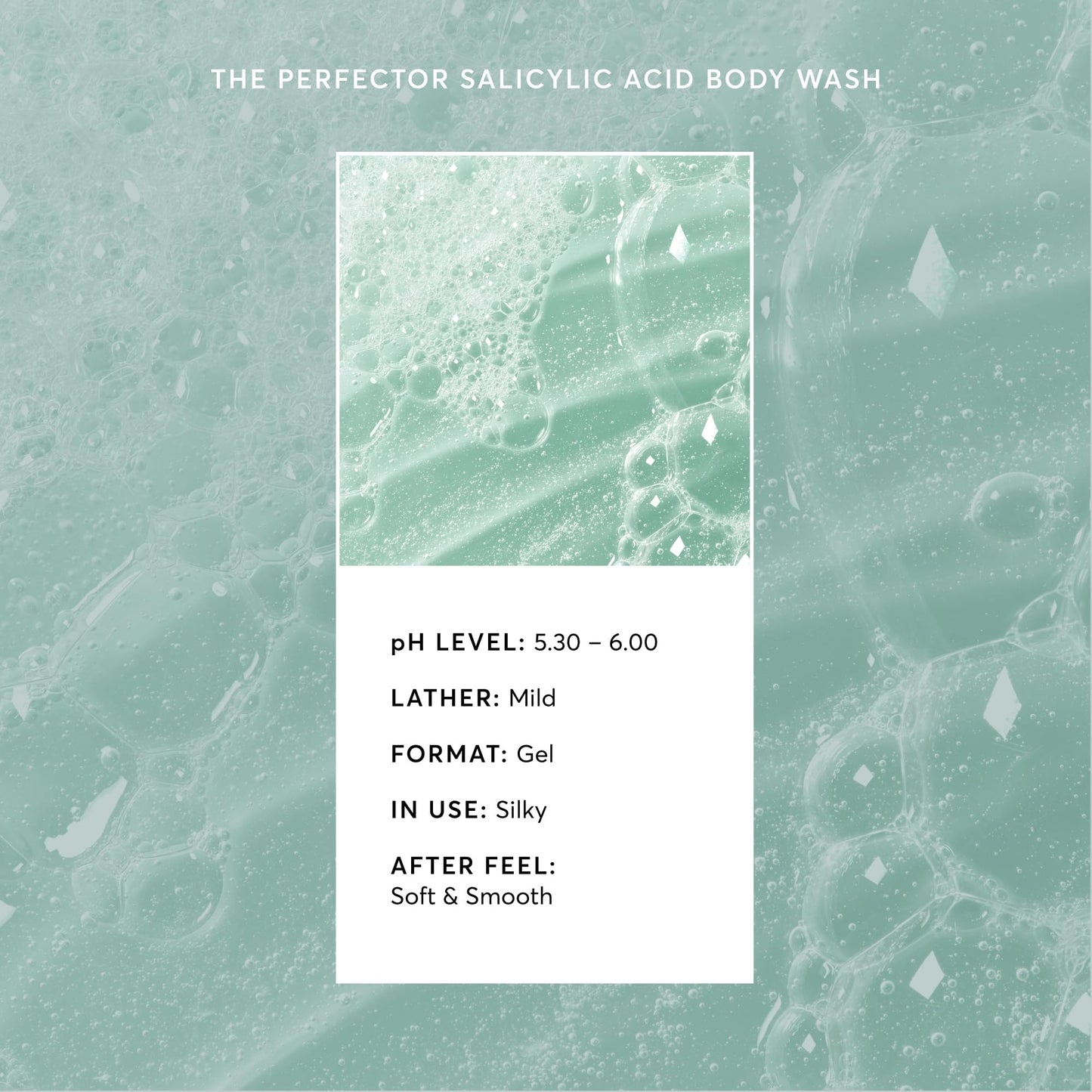 Naturium The Perfector Salicylic Acid Body Wash, Gentle & Smoothing Cleanser, 16.9 oz