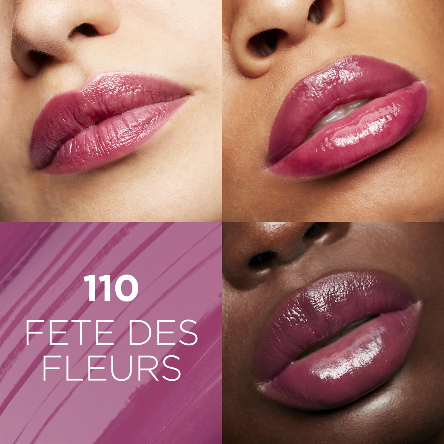 L'Oreal Paris Glow Paradise Hydrating Tinted Lip Balm-in-Gloss with Pomegranate Extract & Hyaluronic Acid, Ultra-Gentle, Non-Sticky Formula, Fete de