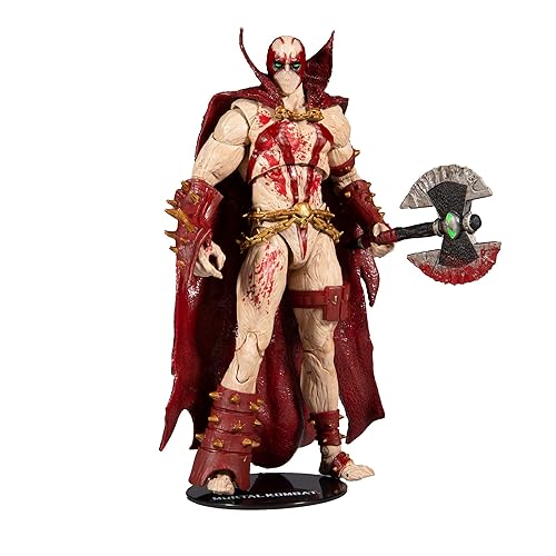 McFarlane Toys Mortal Kombat Spawn Blood Feud Hunter Skin 7” Action Figure, Multicolor