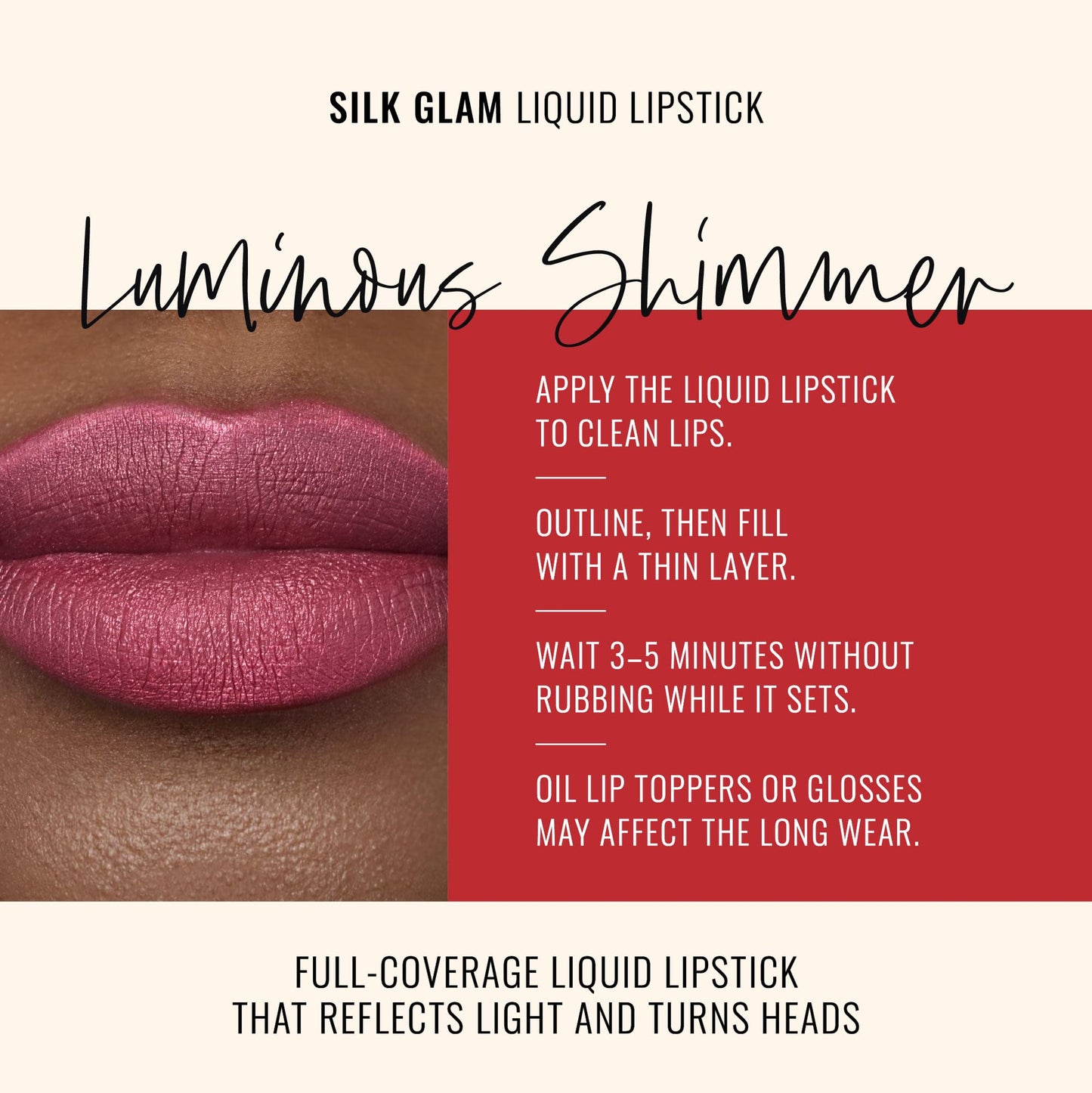 Runway Rogue Silk Glam Liquid Lipstick, Long Wear Frosted Berry-Rose Lipstick, ‘First Class’