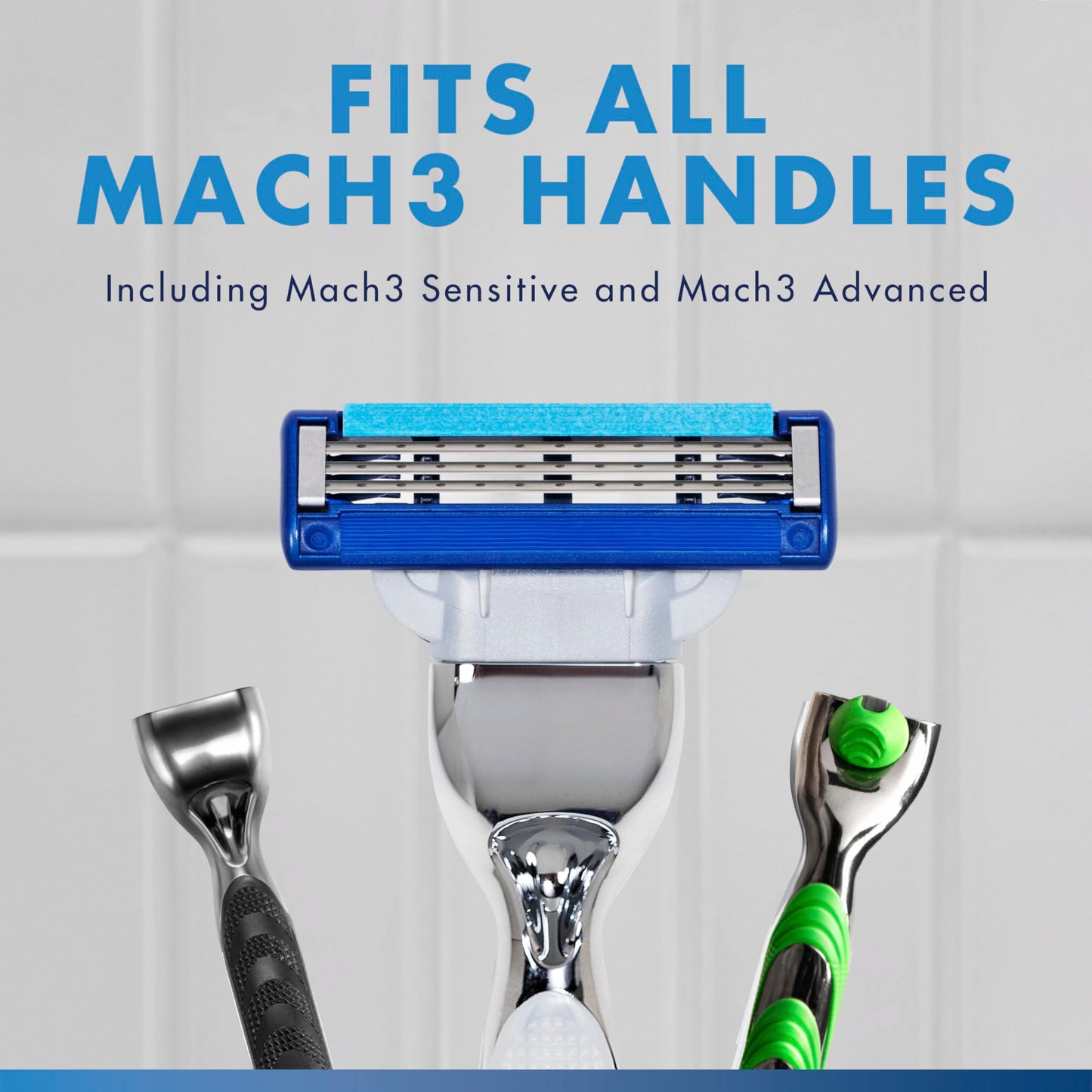 Gillette Mach3 Turbo Razors for Men, 1 Handle, 4 Blade Refills Beauty and Personal Care Gillette