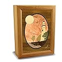 MarqArt Wood Lighthouse Box - Handmade USA - Unmatched Quality - Unique, No Two are the Same - Original Work of Wood Art. A Lighthouse Gift, Ring…