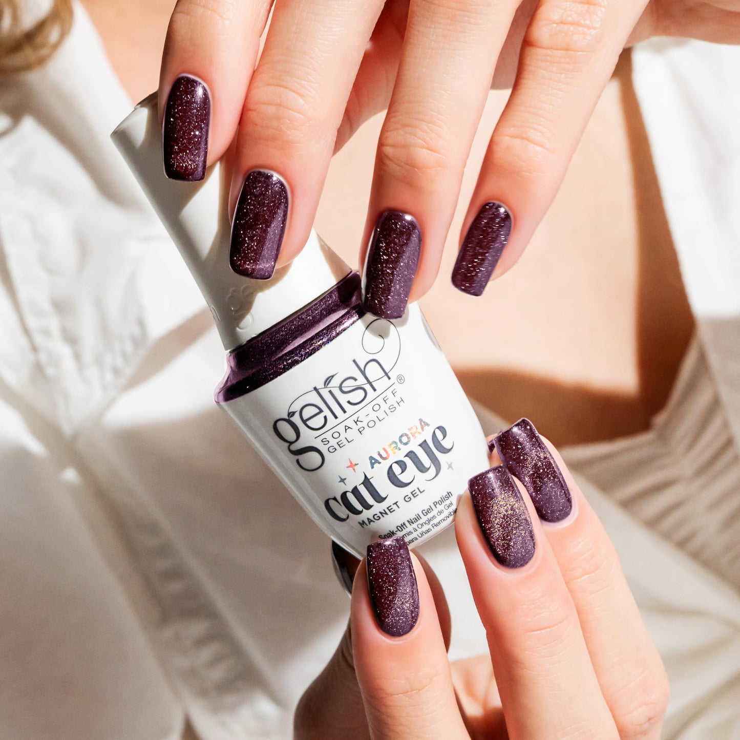 Gelish Aurora Cat Eye Reflective Magnet Gel Polish - Landing on Mars, 15mL Beauty & Personal Care Gelish