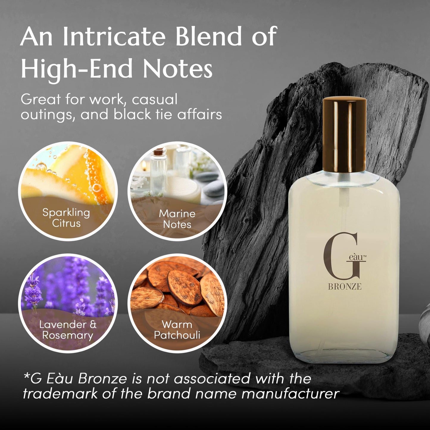 PB ParfumsBelcam G eàu Bronze Eau de Toilette Spray for Men – Long-Lasting Aquatic Woody Cologne with Citrus, Lavender & Patchouli, 0.34 fl oz