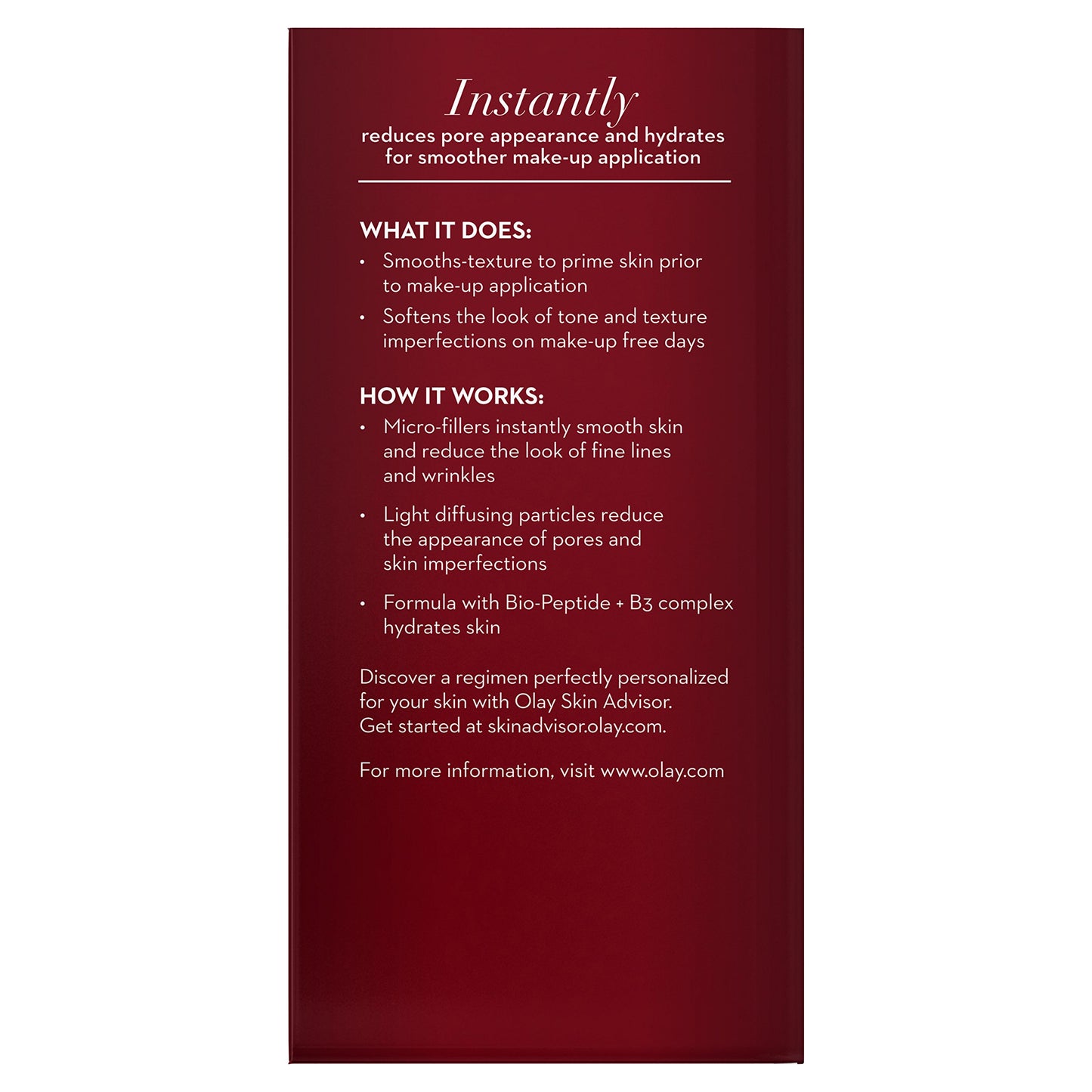 Wrinkle Cream by Olay Regenerist Anti-Aging Wrinkle Revolution Complex Moisturizer Plus Primer, 50 mL