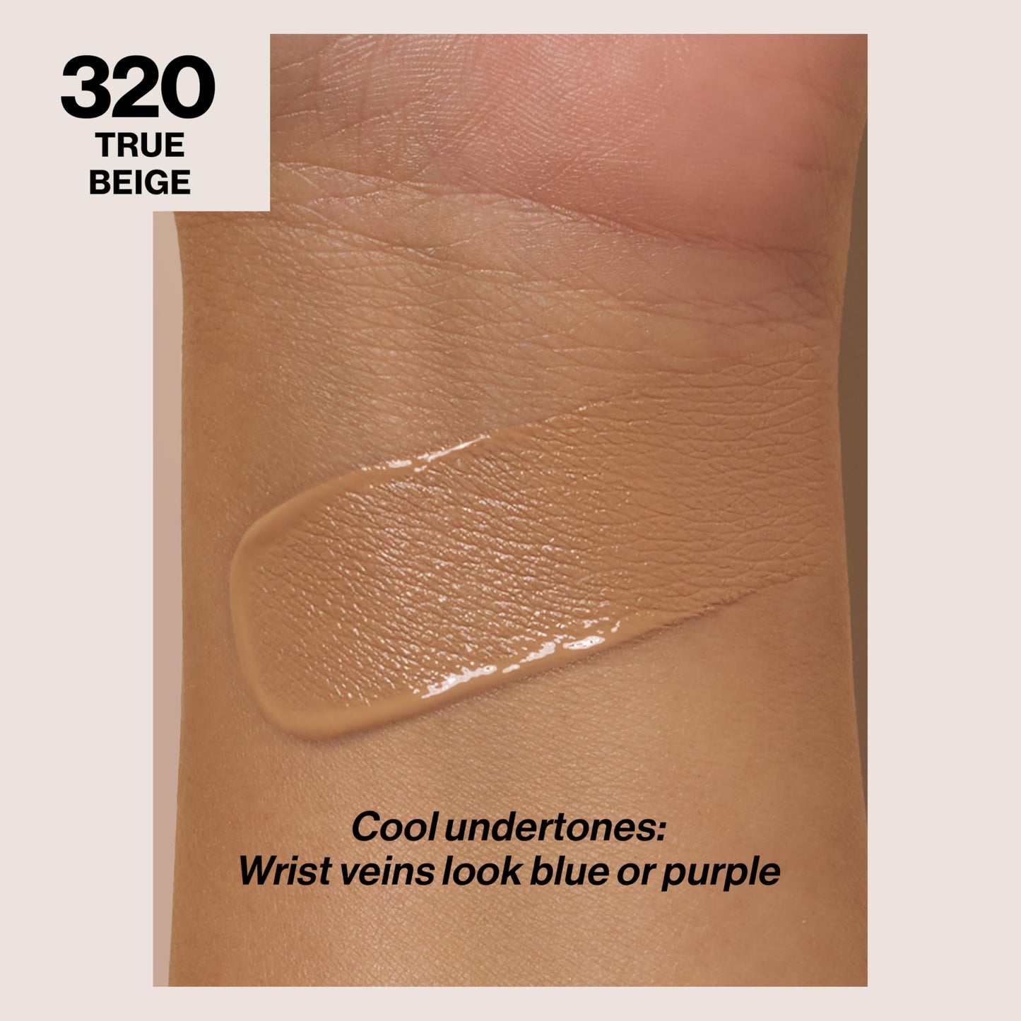 Revlon Liquid Foundation, ColorStay Face Makeup for Normal & Dry Skin, SPF 20, Longwear Medium-Full Coverage with Natural Finish, 320 True Beige, 1 fl
