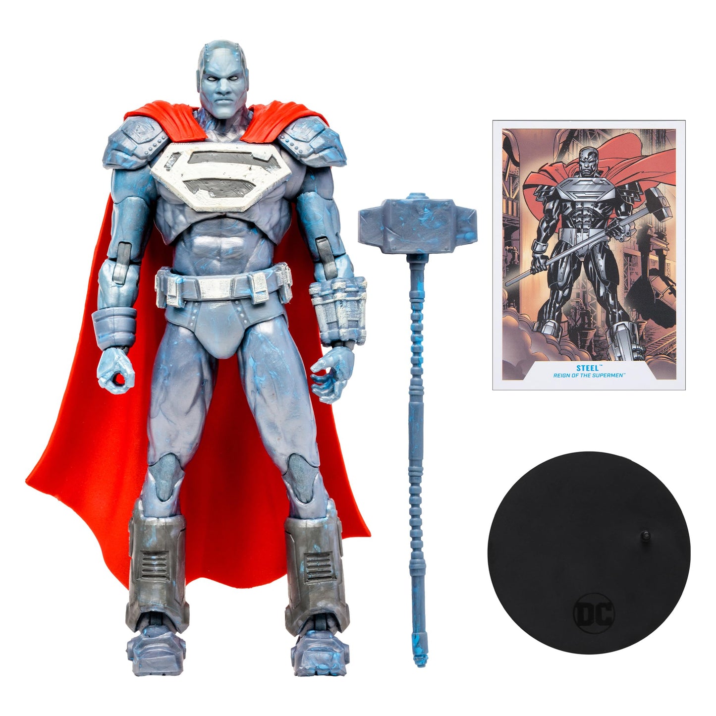 McFarlane Toys - DC Multiverse Steel (Reign of The Supermen) 7in Action Figure