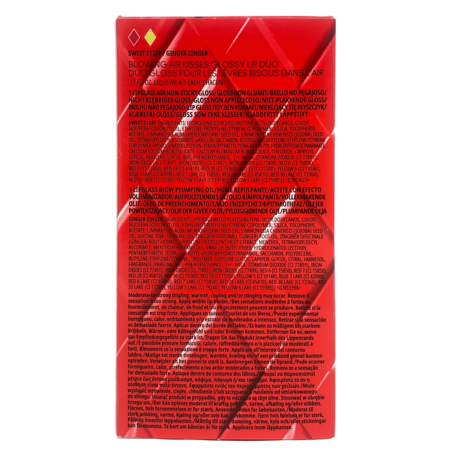 MAC M·A·C Cosmetics Holiday Exclusive Blowing Air Kisses Glossy Lip Duo - Sweet Stuff/Ginger Zinger
