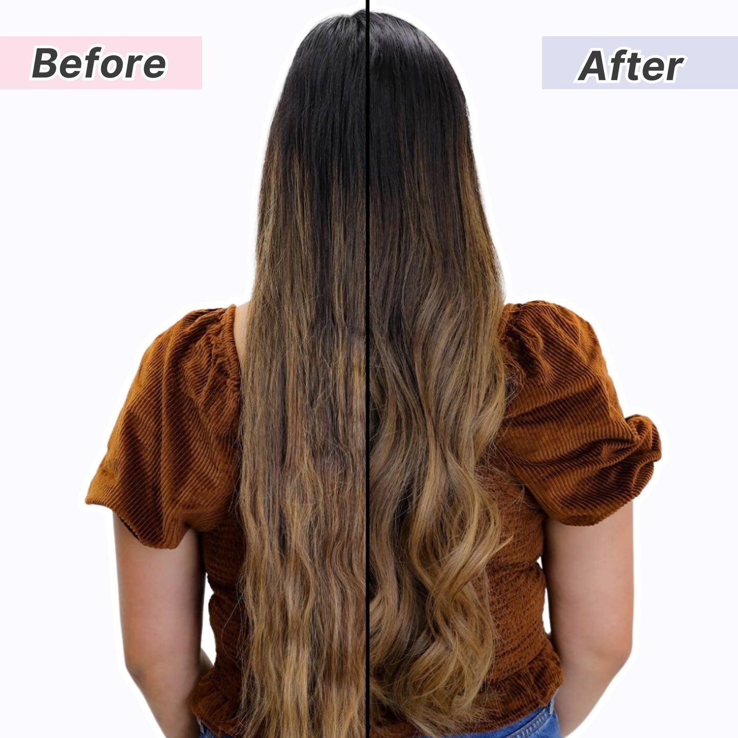 FoxyBae Hair Mask for Dry Damaged Hair and Growth - Overnight Hair Mask Treatment with Biotin & Shea Moisture - 8 Oz, Leave-in Conditioner Spray