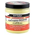 Aunt Jackie's Flaxseed Recipes Curl Mane-tenance, Lightwieght Anti-Poof Defining Curl Whip, Enriched with Flaxseed, Argan Oil and Shea Butter, Great