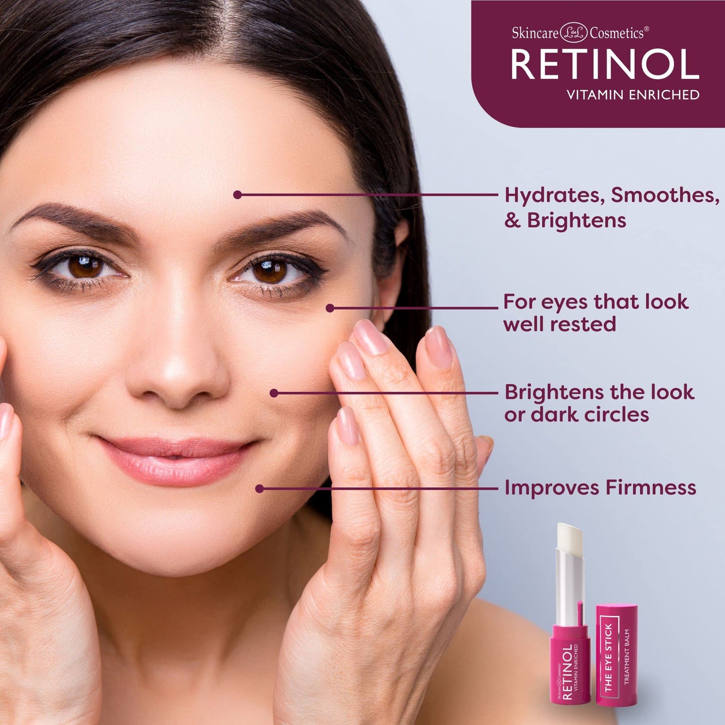 LIVAURA Retinol Anti-Aging Eye Stick - Treatment Balm - Your Beauty Secret for Younger Looking Eyes - Hydrates, Brightens, and Smooths Fine Lines