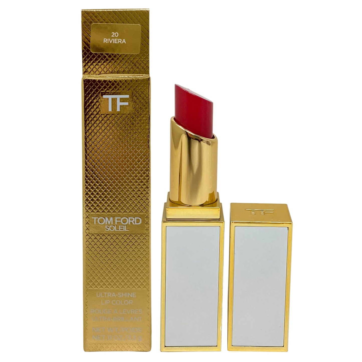 Tom Ford Ultra Shine Lip Color -29 Riviera- (Red with brown undertones) 0.11 oz/3.3 g