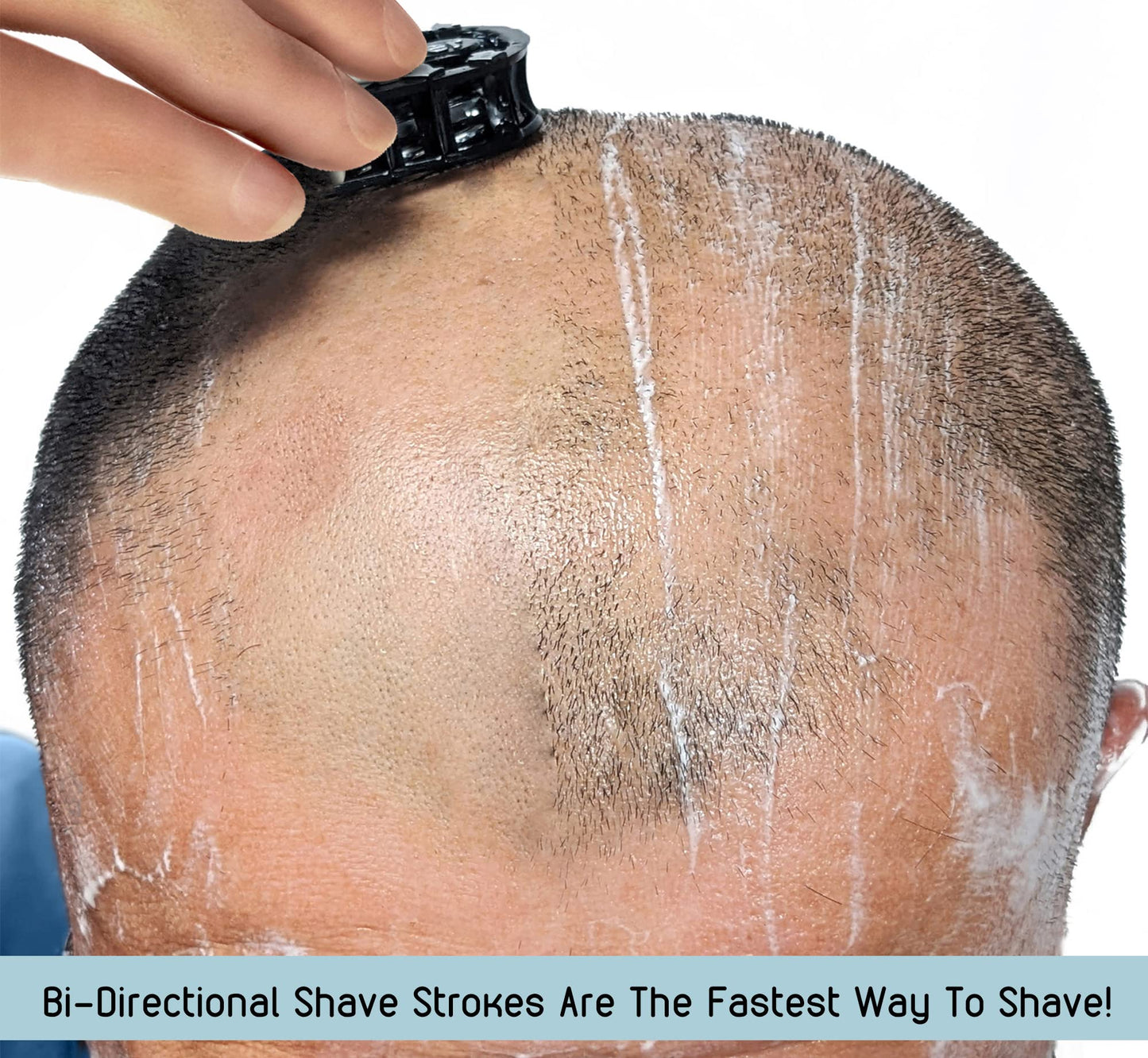 Premium Omnishaver Kit - Fastest Way to Shave Head, Legs, Arms, Body - An alternative to Disposable Shaving Razors Self Cleans & Strops During Use Beauty and Personal Care OmniShaver