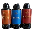 Bath & Body Works The Men's Shop Body Spray - Pack of 3 (Mahogany Teakwood, Ocean, Bourbon)