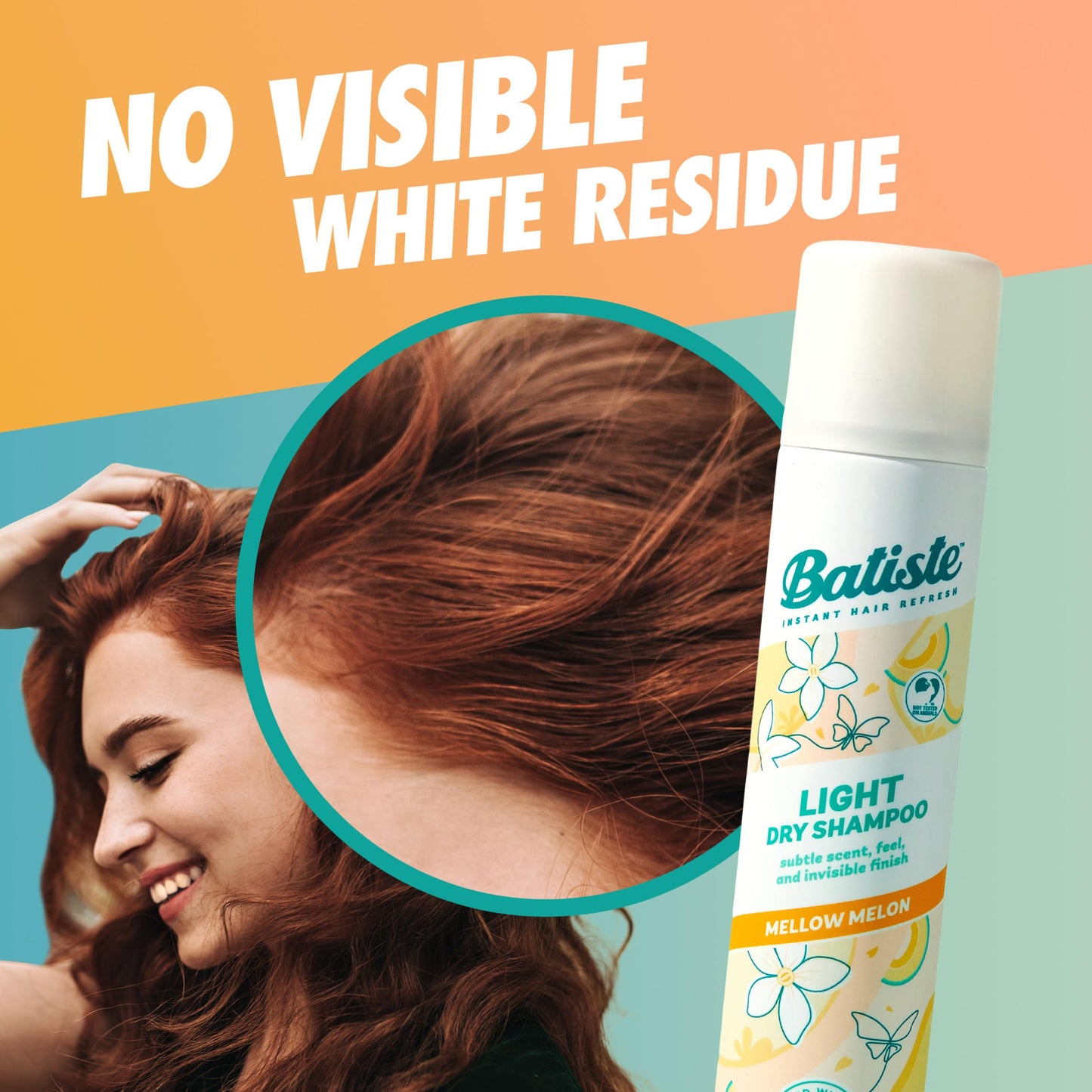 Batiste Light Dry Shampoo, Mellow Melon Fragrance, 3.81 Oz Beauty and Personal Care Batiste