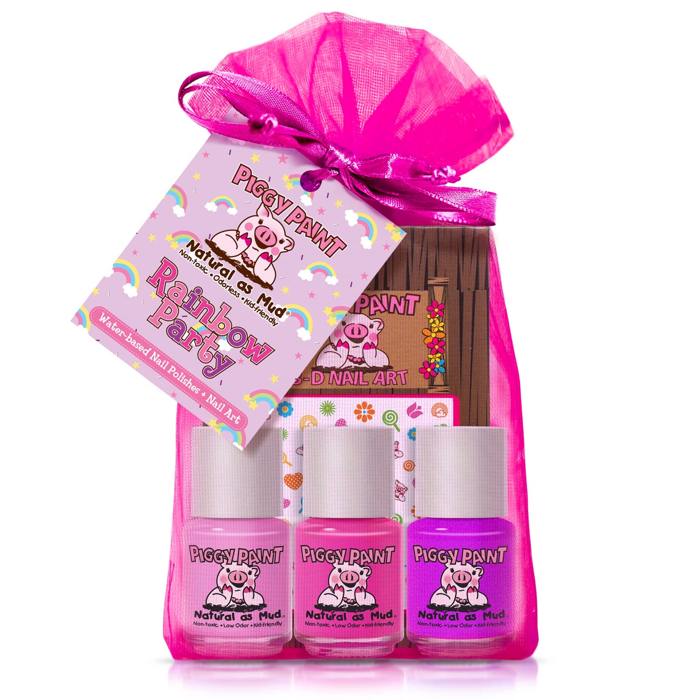 Piggy Paint Nail Polish - Non-Toxic Polish for Little Girls, Toddlers, & Kids, Water Based Formula, Safe, Cruelty Free, Vegan, & Natural, Durable Beauty & Personal Care Piggy Paint