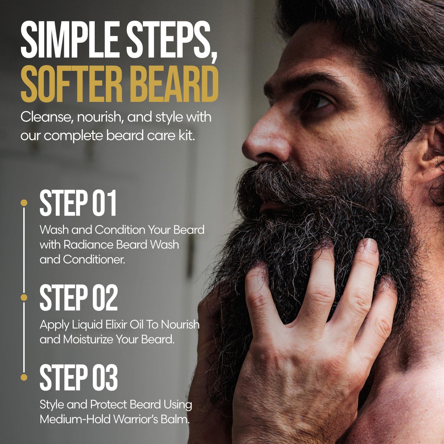 The Beard Growth Kit - Essential Grooming Set with Balm, Oil, Wash & Conditioner for Men - Surtr's Fury Platinum Collection Beauty and Personal Care The Beard Struggle