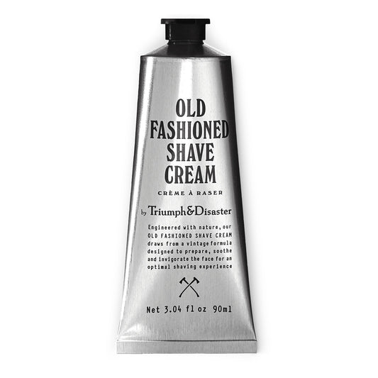 TRIUMPH & DISASTER - Old Fashioned Shave Cream Tube - Shaving Lotion for Sensitive Skin - Alcohol Free, 3.04 fl oz (90+ shaves) Beauty and Personal Care TRIUMPH & DISASTER