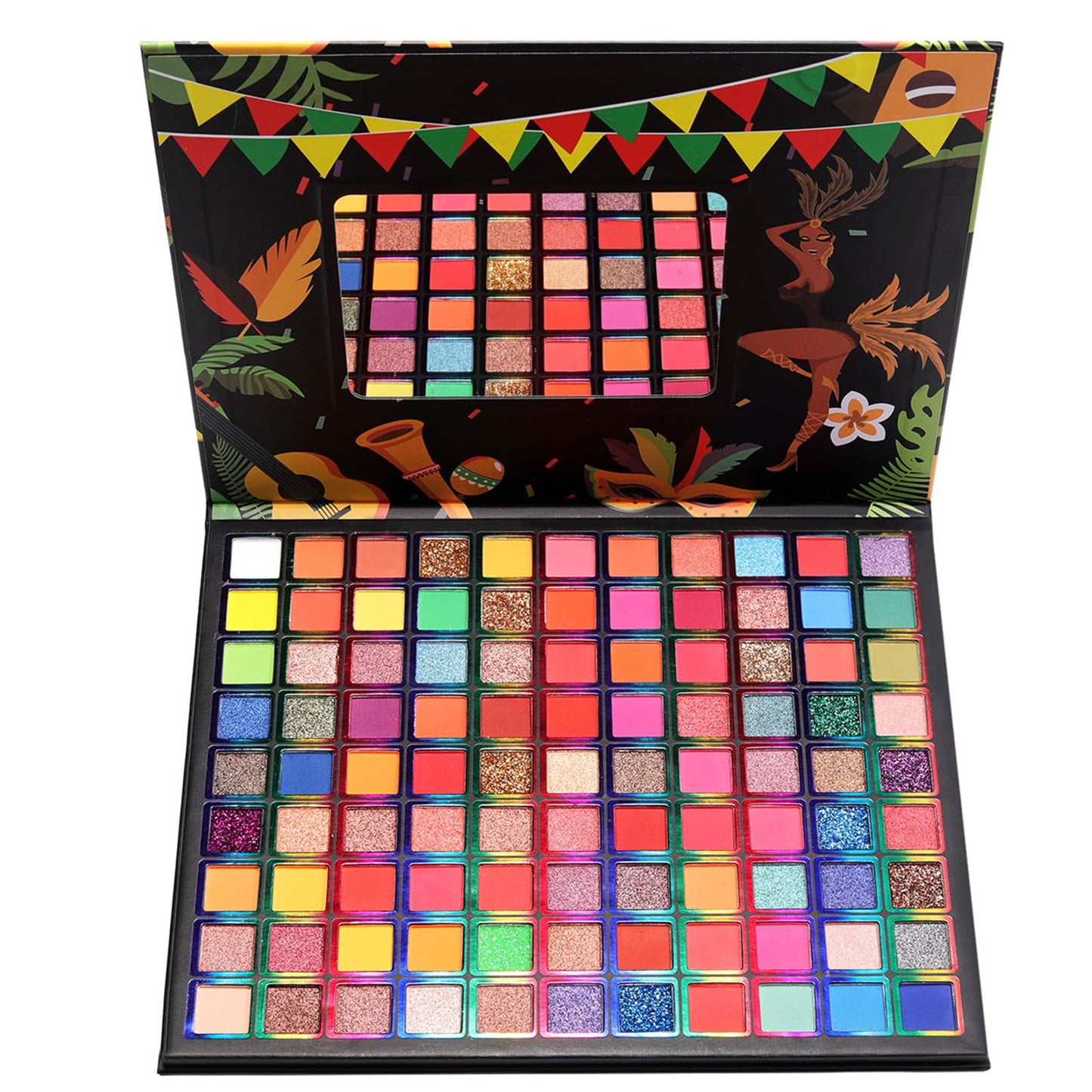 99 Colors Eyeshadow Palette, Rainbow Colors Makeup Eyeshadow Palette, Professional High Pigmented Matte Glitter Makeup Pallet, Waterproof Long Lasting