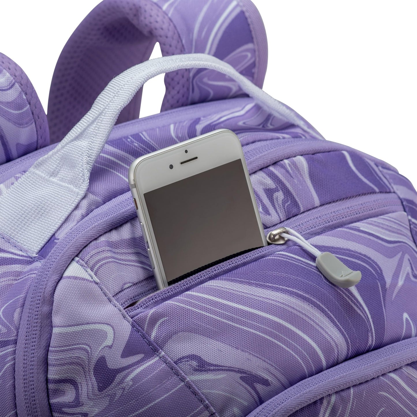 High Sierra Swoop Backpack with 17" Laptop Pocket, Marble Lavender