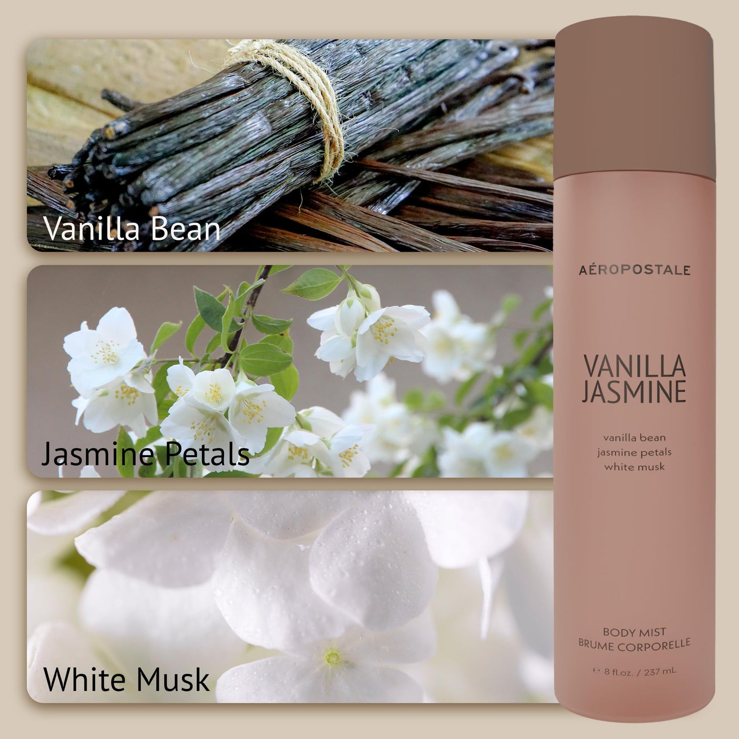 Aeropostale Vanilla Jasmine 8 fl. oz. Body Mist