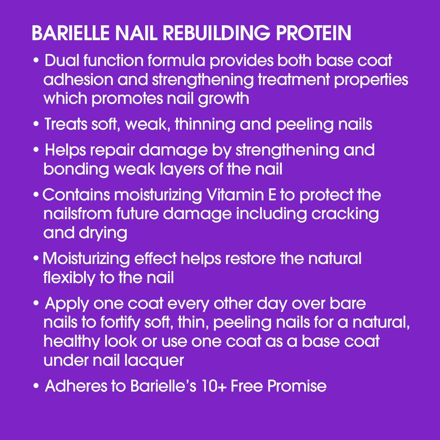 Barielle Nail Rebuilding Protein, 0.5-Ounces