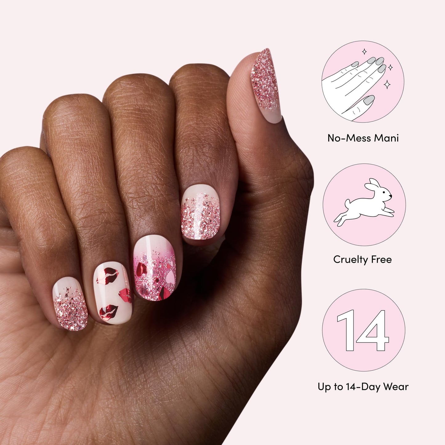 Dashing Diva Gloss Nail Strips - Queen Spirit - UV Free, Chip Resistant, Long Lasting Gel Stickers - Contains 32 Wraps, 1 Prep Pad, 1 File Beauty & Personal Care Dashing Diva
