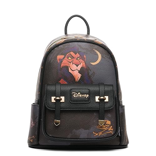 Wondapop Disney The Lion King Scar 11" Vegan Leather Fashion Mini Backpack
