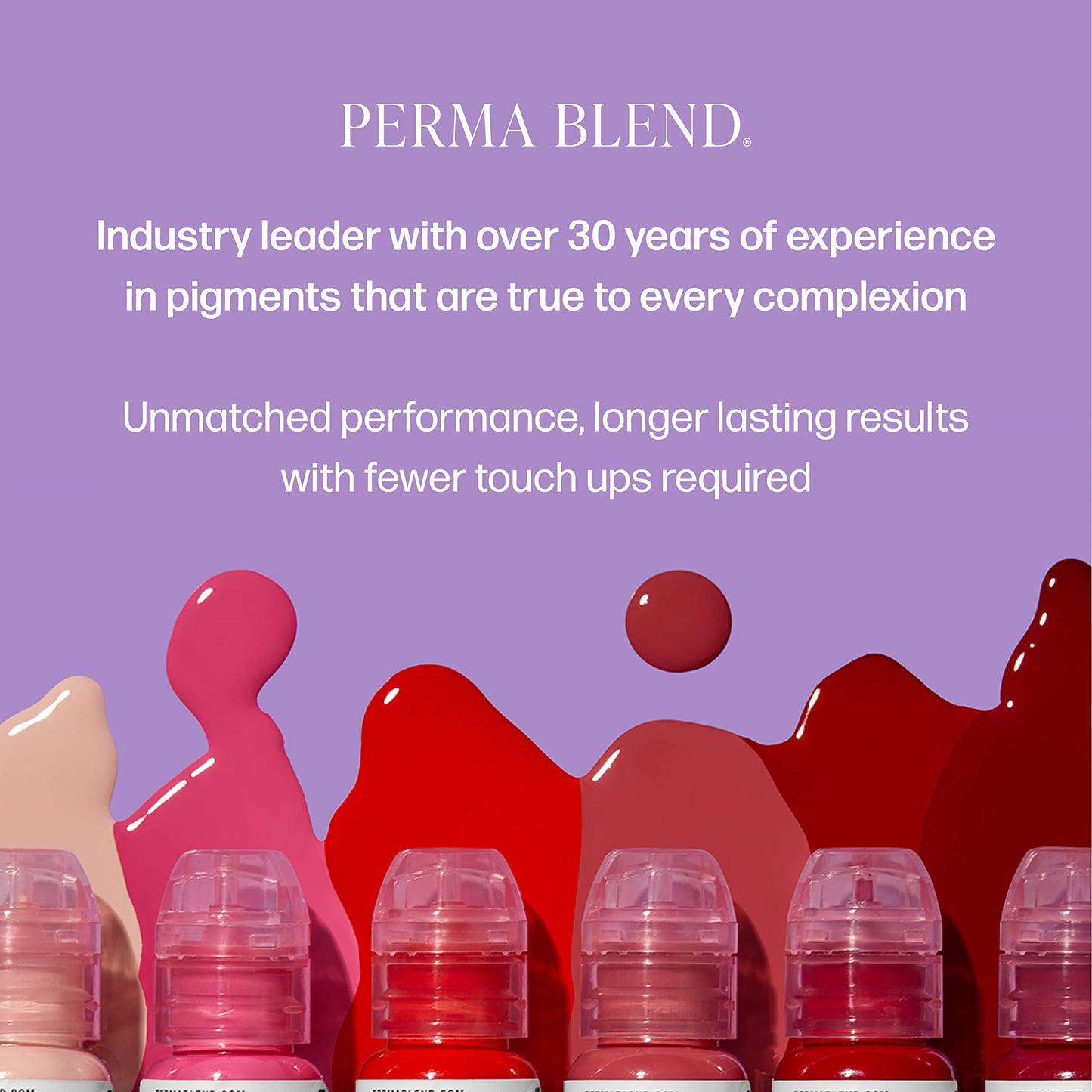 Perma Blend Sweet Lip Set - Pink & Red Tattoo Ink Set for Permanent Makeup - Lip Blushing & Microblading Kit -Tattoo Supplies for PMU - 6 Pigments +