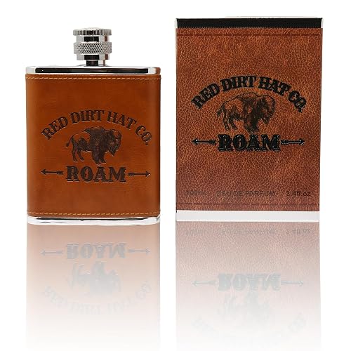 Red Dirt Hat Company Roam Cologne for Men - Fresh & Masculine Fragrance with Leather Tones and Cedarwood Notes - Men's Body Spray Cologne for Everyday
