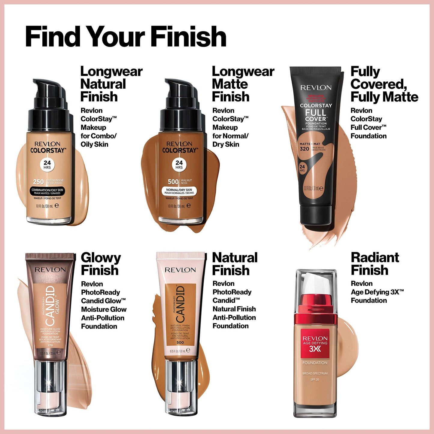 Revlon ColorStay Full Cover Longwear Matte Foundation, Heat & Sweat Resistant Lightweight Face Makeup, Almond (405), 1.0 oz