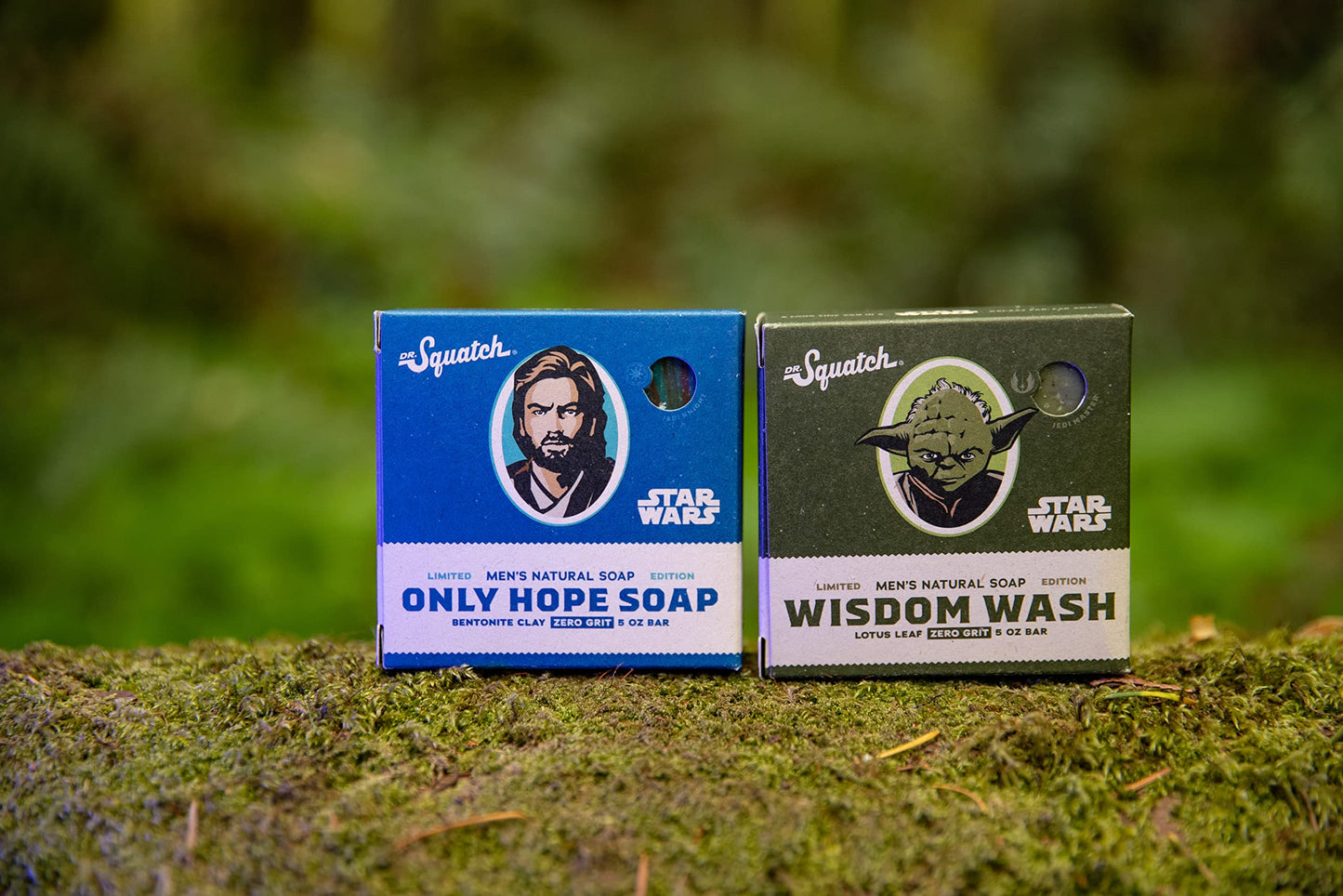 Dr. Squatch Star Wars Soap Collection - Men’s Natural 4 Pack Bundle - Star Wars Soap for Men