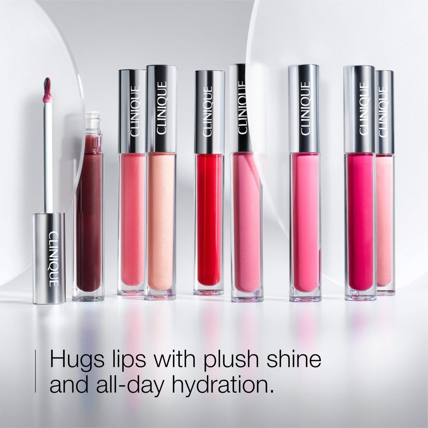 Clinique Pop Plush Creamy Lip Gloss With Hyaluronic Acid + Blend of Avocado, Aloe + Shea Butter | Hydrating + High Shine, Black Honey Pop, 0.11 Fl Oz